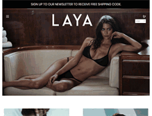 Tablet Screenshot of layaswim.com